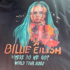 Billie Eilish “Where Do We Go?” Tour 2020 Shirt